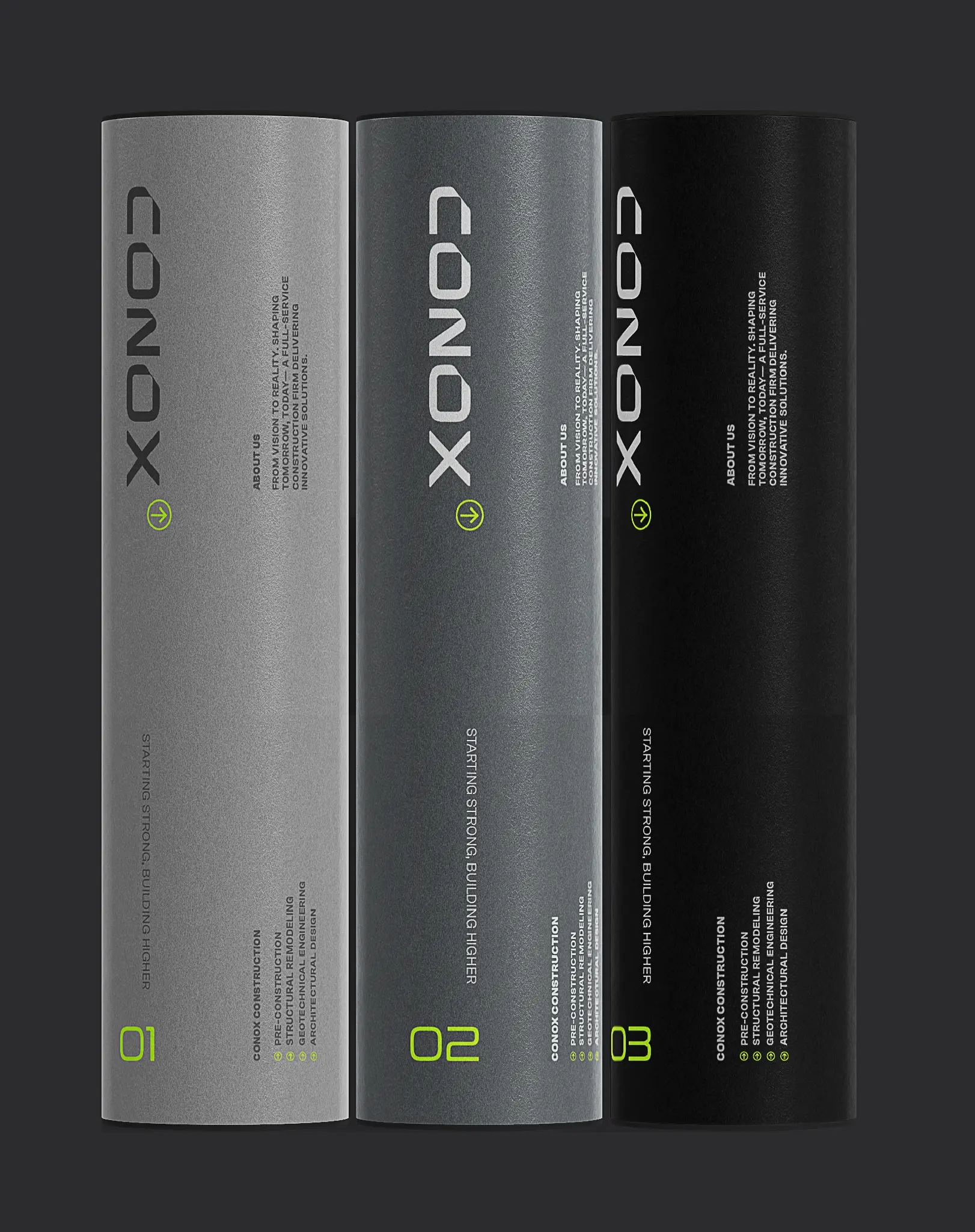 brand identity conox construction