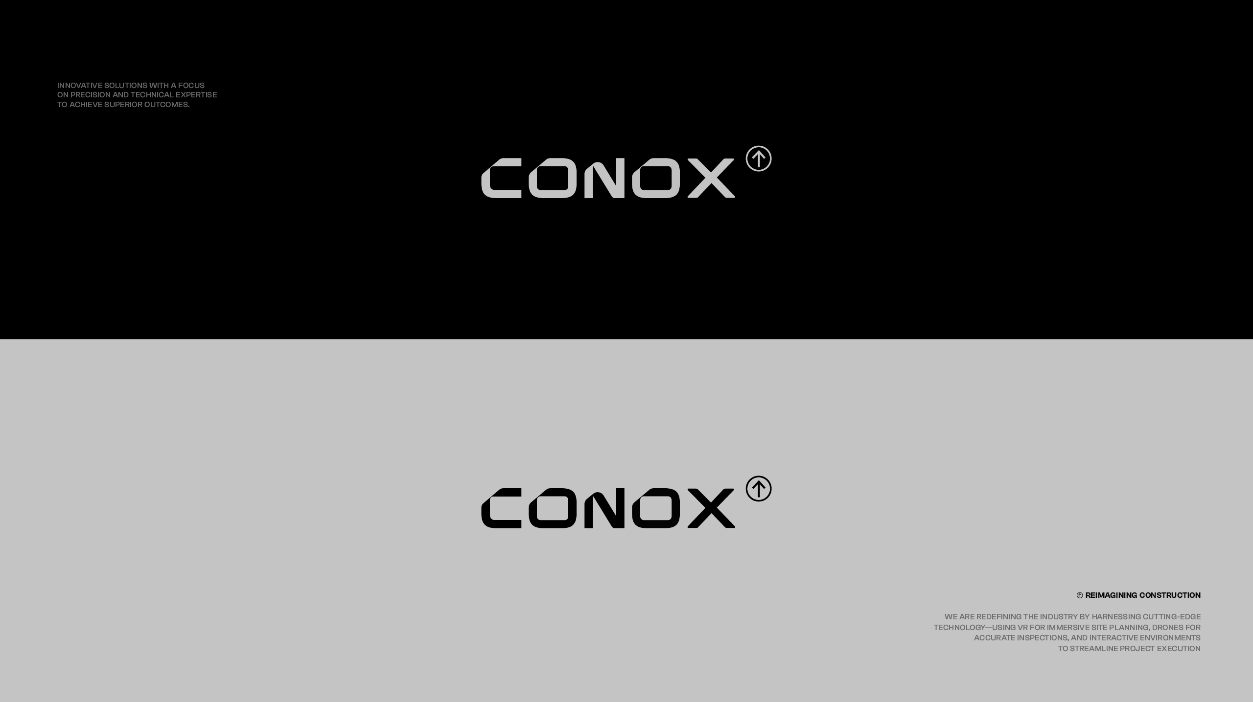 conox construct brand logo system