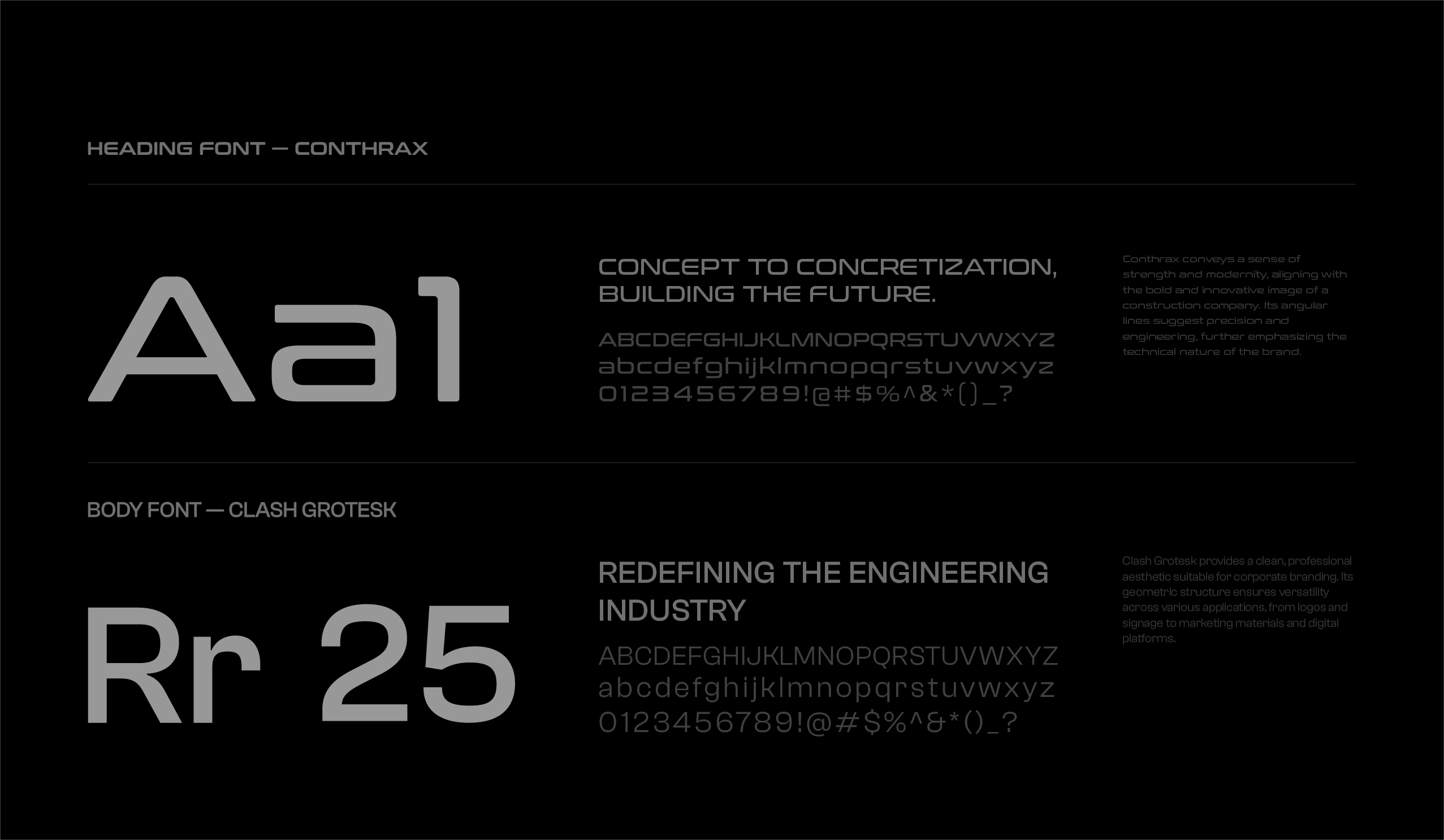 conox typeface